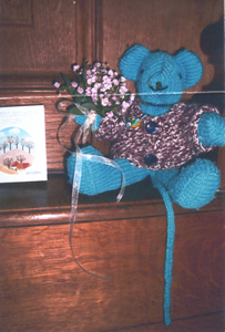 Blume the blue mouse